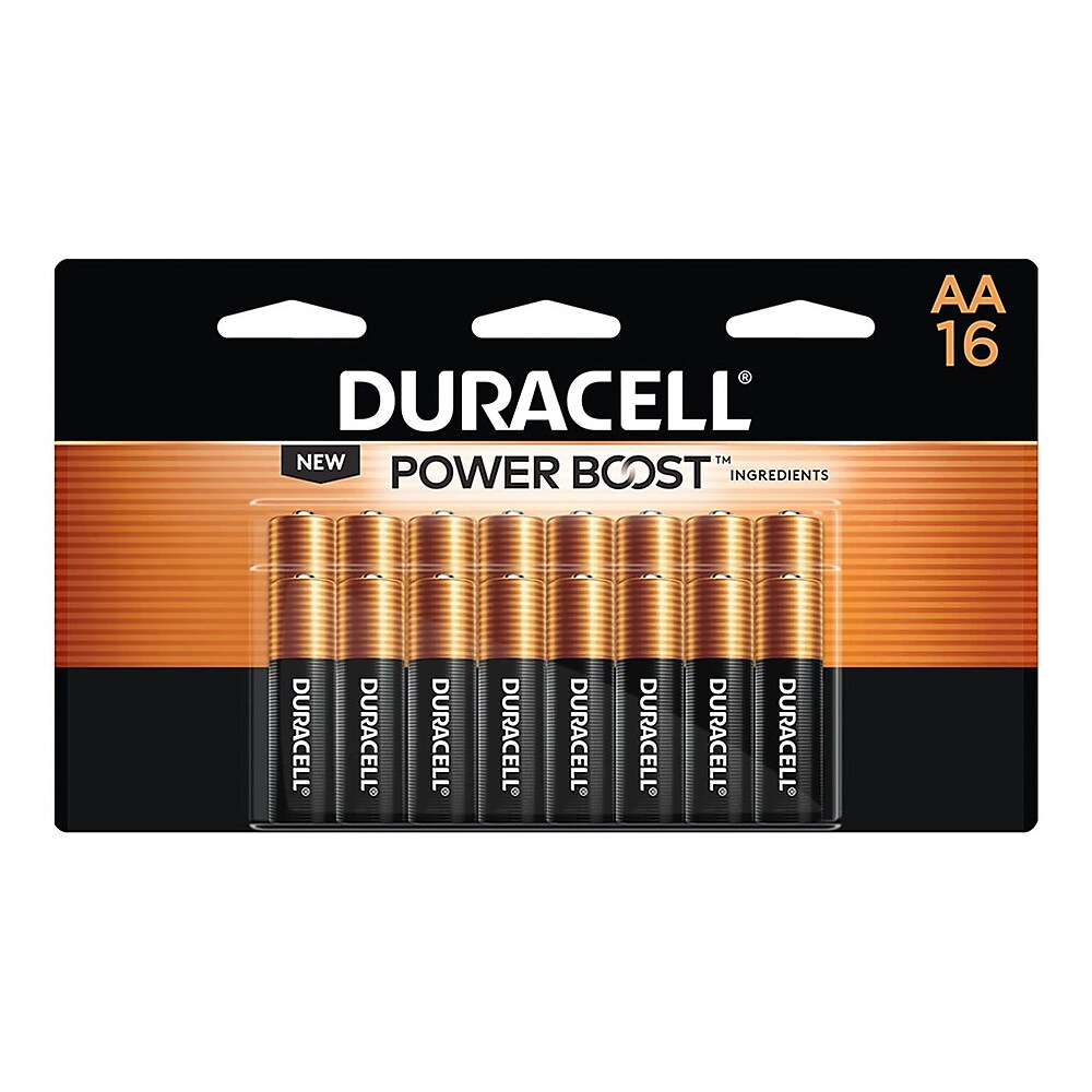 Duracell® CopperTop™ batteries, 16/pk