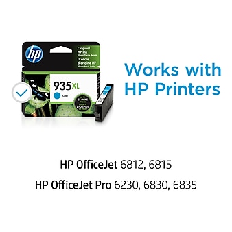 HP 935XL Cyan High Yield Ink Cartridge (C2P24AN#140)