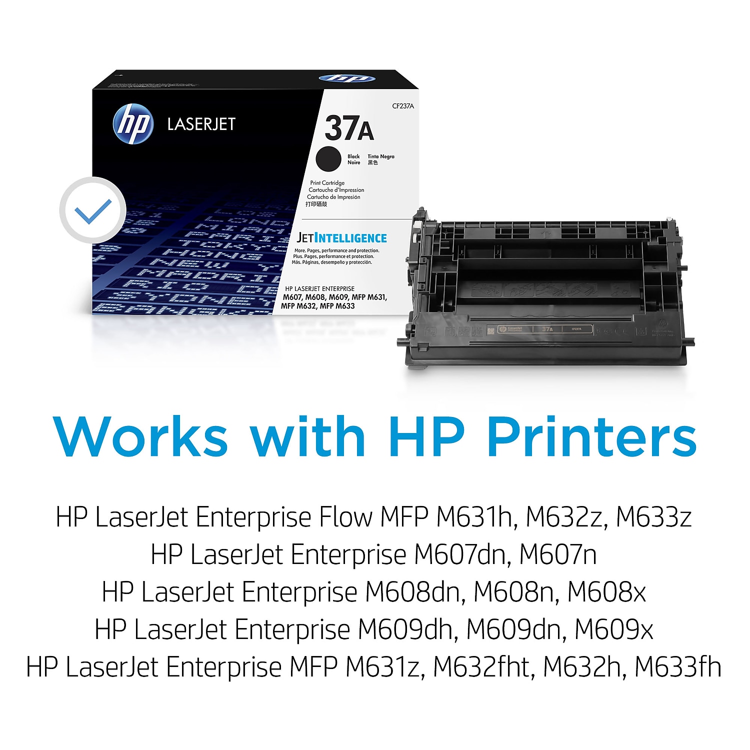 HP Inc. HP 37A (CF237A) Czarny oryginalny toner LaserJet (wydajność 11 000) - Zdjęcie 2 z 8