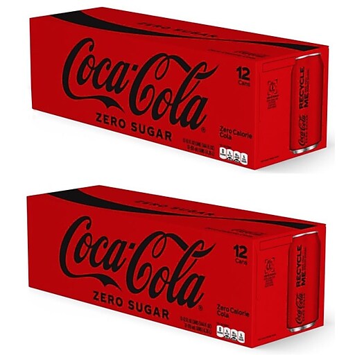  Coca-Cola Zero, 12 Ounce : Grocery & Gourmet Food