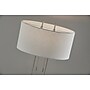 Adesso® Duet Incandescent 27"H Table Lamp, Brushed Steel/Ivory (4015-22)~#|#~sp100028249_sc7