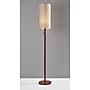 Adesso® Hamptons 65"H Floor Lamp, Walnut with Beige Fabric Shade (3338-15)~#|#~sp100028431_sc7
