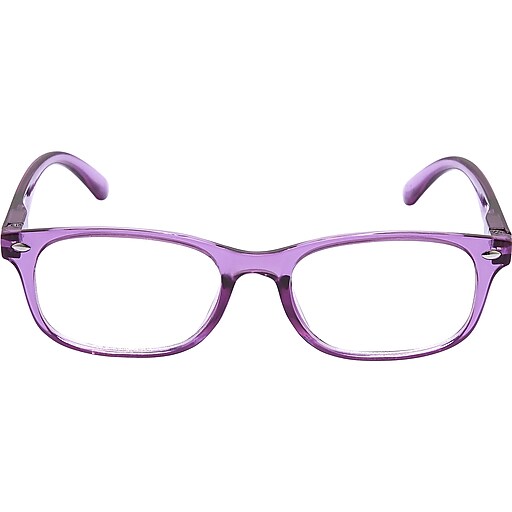 SAV Eyewear Kids Blue Light Glasses, Wayfarer Purple Frame (EKBL01000