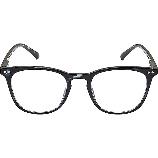 SAV Eyewear Blue Light Glasses, Black Demi Frame (EBL01000021) at Staples