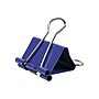 JAM Paper Colorful Binder Clips, Medium,  5/8" Capacity, Purple, 15/Pack (339BCPU)~#|#~sp100188999_sc7