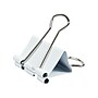 JAM Paper Colorful Binder Clips, Medium,  5/8" Capacity, White, 15/Pack (339BCWH)~#|#~sp100189005_sc7