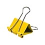 JAM Paper Colored Binder Clips, Medium, 5/8" Capacity, Yellow, 15/Pack (339BCYE)~#|#~sp100189007_sc7