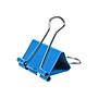 JAM Paper Colored Binder Clips, Medium,  5/8" Capacity, Blue, 15/Pack (339BCBU)~#|#~sp100189010_sc7