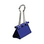 JAM Paper Colorful Binder Clips, Medium,  5/8" Capacity, Purple, 15/Pack (339BCPU)~#|#~sp100189011_sc7