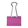JAM Paper Large Binder Clips, 1" Capacity, Pink, 12 Clips/Pack (340BCPI)~#|#~sp100189031_sc7