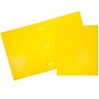 JAM Paper Heavy Duty 3-Hole Punched Plastic 2-Pocket Folders, Multicolored, Assorted Fashion Colors, 6/Pack (383HHPFassrt)~#|#~sp100189046_sc7