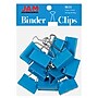 JAM Paper Colorful Large Binder Clips, 1" Capacity, Blue, 12 Clips/Pack (340BCBU)~#|#~sp100189058_sc7