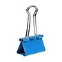 JAM Paper Colored Binder Clips, Medium,  5/8" Capacity, Blue, 15/Pack (339BCBU)~#|#~sp100189061_sc7