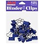 JAM Paper Colored Small Binder Clips, 3/8" Capacity, Purple, 25/Pack (334BCPU)~#|#~sp100189067_sc7