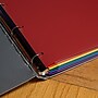 JAM Paper Heavy Duty 3-Hole Punched 2-Pocket Folder, Multicolored, Assorted Colors, 6/Pack (383HHPRGBYPBL)~#|#~sp100189074_sc7