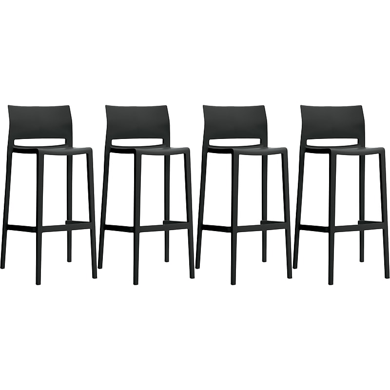 Global Bakhita Plastic Banquet/Reception Chair, Char 4/Carton (6754CHA) image 1