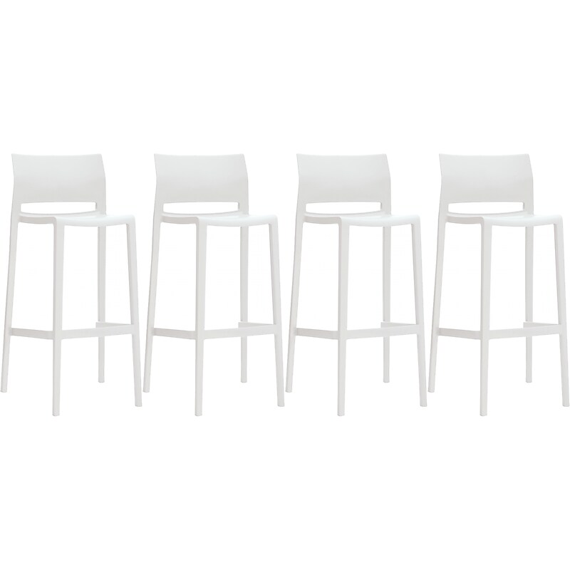 Global Bakhita Plastic Banquet/Reception Chair, Milk 4/Carton (6754MLK) image 1