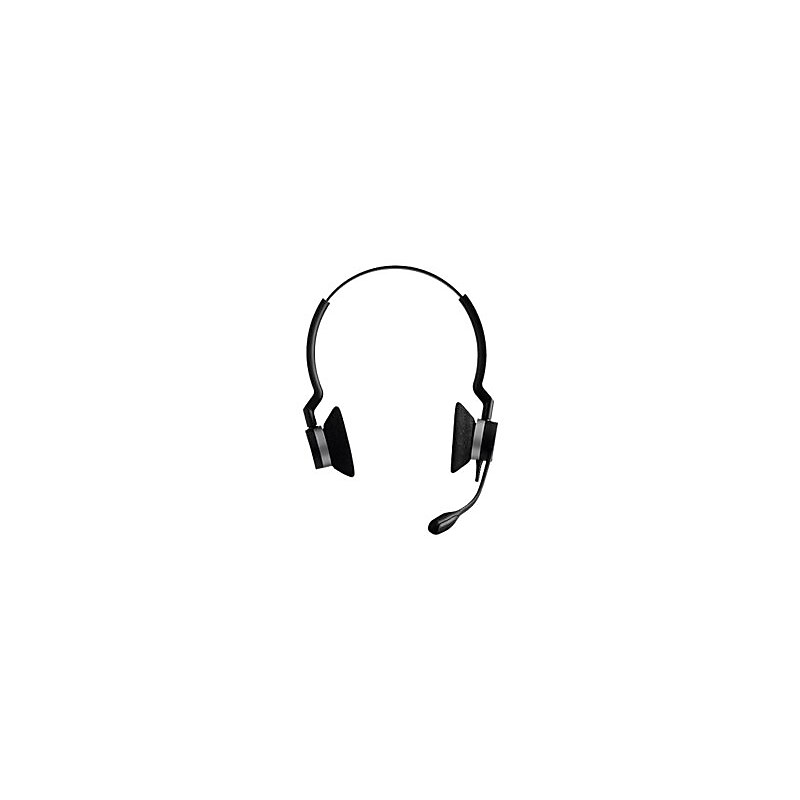 jabra BIZ 2300 QD Duo Stereo Deskphone Headset, Quick Disconnect, Black (2399-829-189) image 1