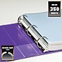 Wilson Jones Heavy Duty 1 1/2" 3-Ring View Binders, Purple (WLJ36334267)~#|#~sp100560040_sc7