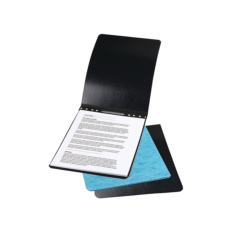Acco Presstex 2-Prong Report Cover, Legal Size, Light Blue (19022) image 1