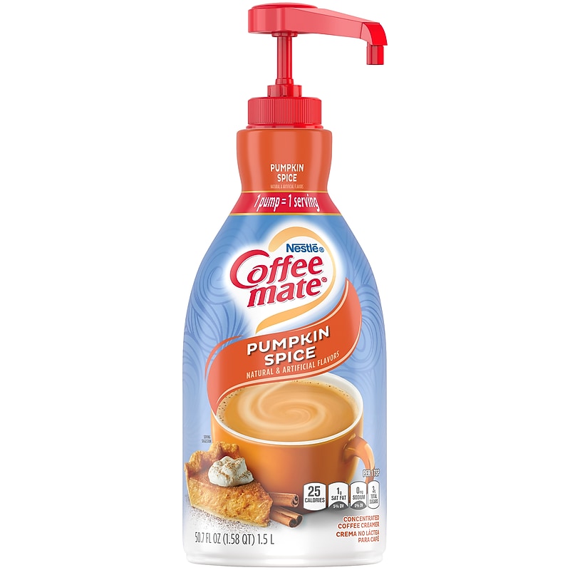 Coffee mate Pumpkin Spice Dairy Free Liquid Creamer, 50.7 oz. (NES31460) image 1