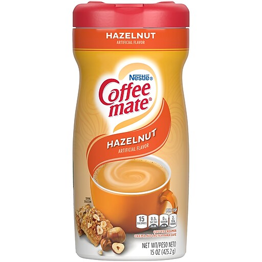 Coffeemate Hazelnut Powdered Creamer, 15 Oz. (NES12345) Staples