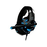 Veho Alpha Bravo GX-1 VAB-001-GX1 Wired Over-the-Ear Gaming Headset, Black/Blue