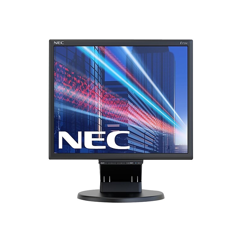NEC MultiSync E172M-BK 17" LED Monitor, Black image 1
