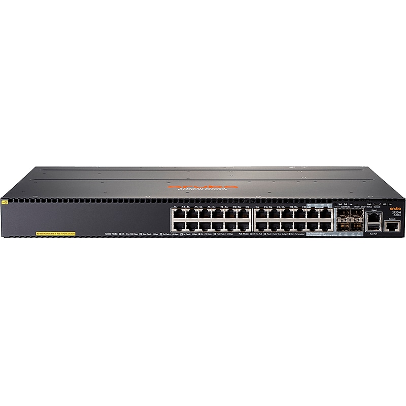Aruba 2930M 24G POE+ 1-SLOT Managed Switch, 10/100/1000 Mbps, Black (JL320A) image 1