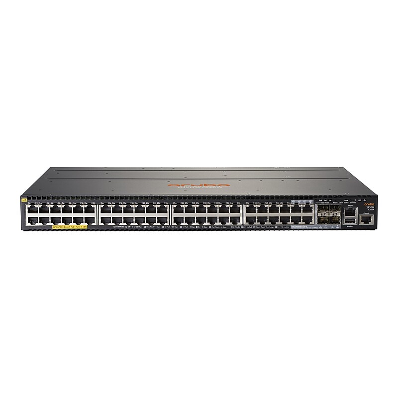 Aruba 2930M 44-Port Managed Switch, 10/100/1000 Mbps, Black (JL322A) image 1