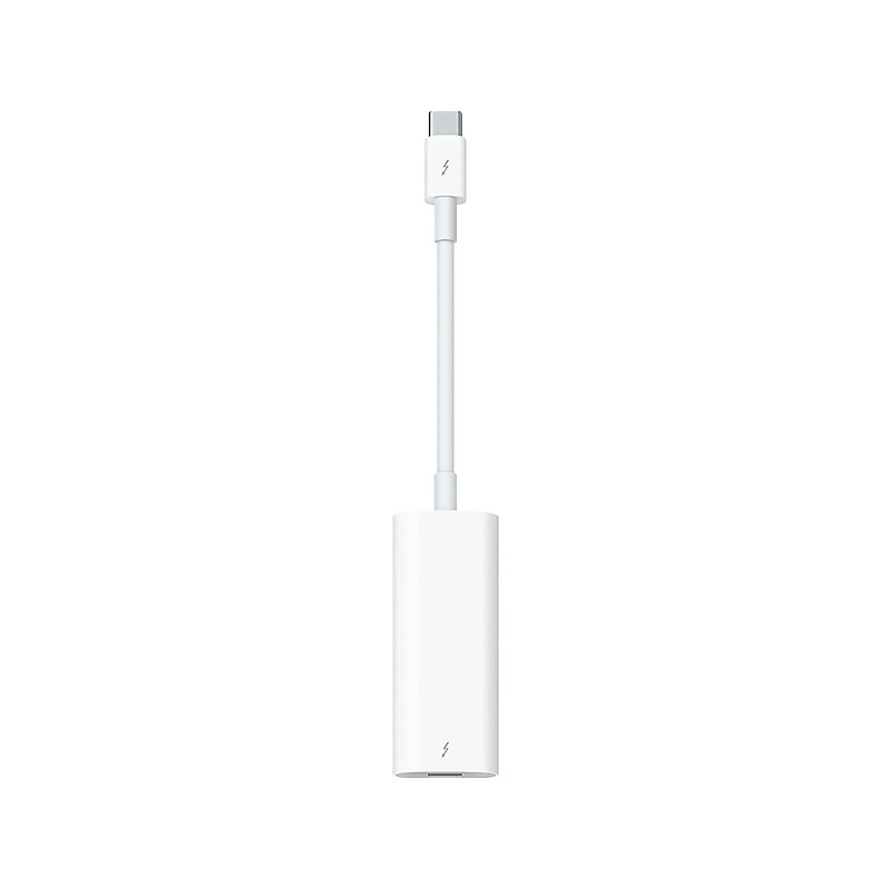 Apple Thunderbolt 3 (USB-C) to Thunderbolt 2 Adapter, Male to Female, White (MMEL2AM/A) image 1