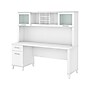Bush Furniture Somerset 72"W Office Desk with Drawers and Hutch, White (SET018WH)~#|#~sp101211533_sc7