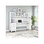 Bush Furniture Somerset 72"W Office Desk with Drawers and Hutch, White (SET018WH)~#|#~sp101211534_sc7