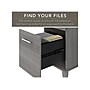 Bush Furniture Somerset 72"W Office Desk with Drawers and Hutch, Platinum Gray (SET018PG)~#|#~sp101211543_sc7
