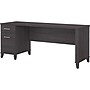 Bush Furniture Somerset 72"W Office Desk with Drawers, Storm Gray (WC81572)~#|#~sp101211578_sc7
