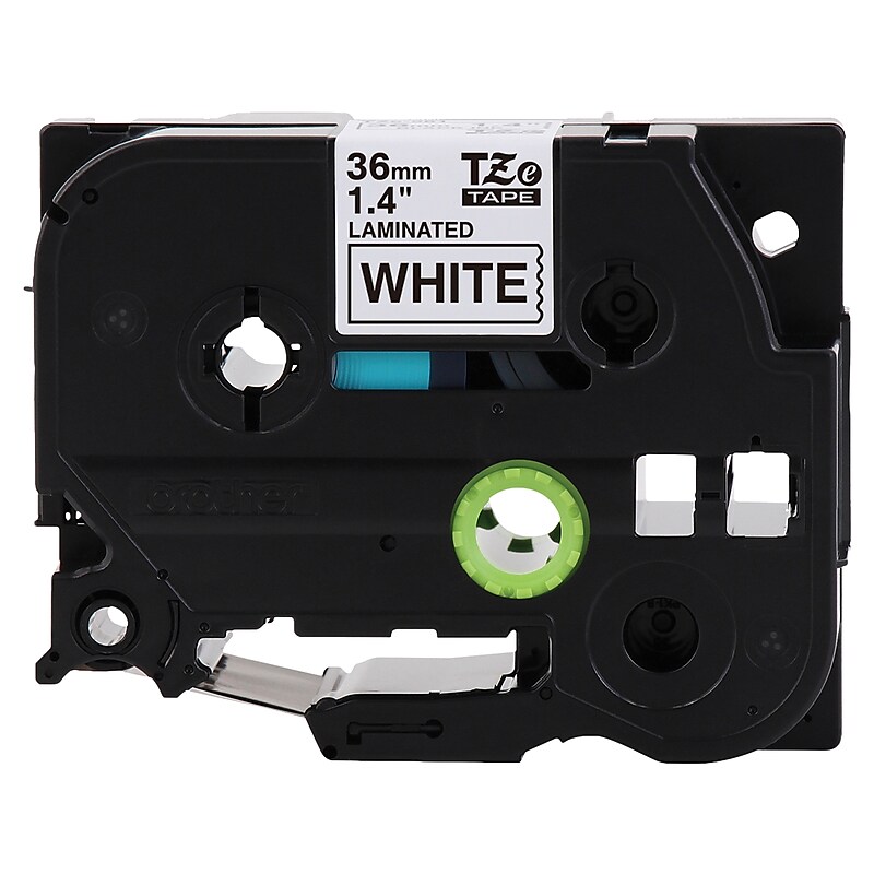 Brother P-touch TZe-M261 Label Maker Tape, 1.42"W, Black on Matte White image 1