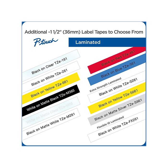 Brother P-touch TZe-M261 Label Maker Tape, 1.42