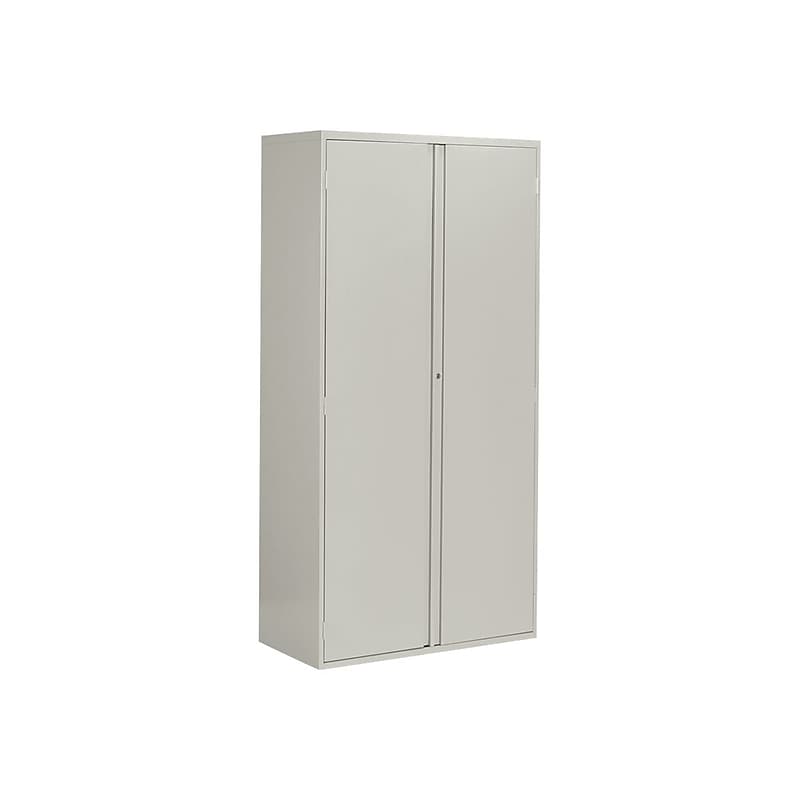 Global 9300 Series 72" Metal Storage Cabinet with 4 Shelves, Designer White (9336P-S72LDWT) image 1