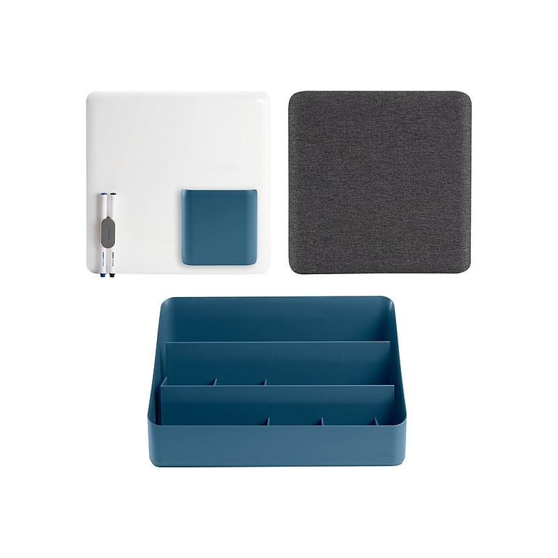 Poppin 7-Piece Desk Organizer Set, Assorted Colors (108017) image 1