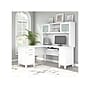 Bush Furniture Somerset 60"W L Shaped Desk with Hutch, White (SET002WH)~#|#~sp101211858_sc7
