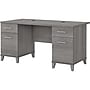Bush Furniture Somerset 60"W Office Desk with Drawers, Platinum Gray (WC81228K)~#|#~sp101211864_sc7