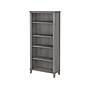 Bush Furniture Somerset 65"H 5-Shelf Bookcase with Adjustable Shelves, Platinum Gray Laminate (WC81265)~#|#~sp101211890_sc7