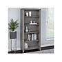 Bush Furniture Somerset 65"H 5-Shelf Bookcase with Adjustable Shelves, Platinum Gray Laminate (WC81265)~#|#~sp101211891_sc7
