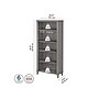 Bush Furniture Somerset 65"H 5-Shelf Bookcase with Adjustable Shelves, Platinum Gray Laminate (WC81265)~#|#~sp101211895_sc7