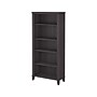 Bush Furniture Somerset 65"H 5-Shelf Bookcase with Adjustable Shelves, Storm Gray Laminate (WC81565)~#|#~sp101211899_sc7