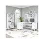 Bush Furniture Somerset 60"W L Shaped Desk with Storage, White (WC81930K)~#|#~sp101211932_sc7
