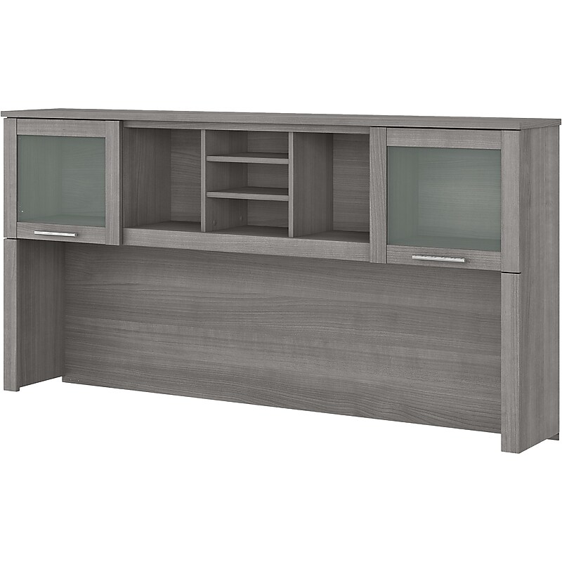 Bush Furniture Somerset 72"W Desktop Hutch, Platinum Gray (WC81211) image 1