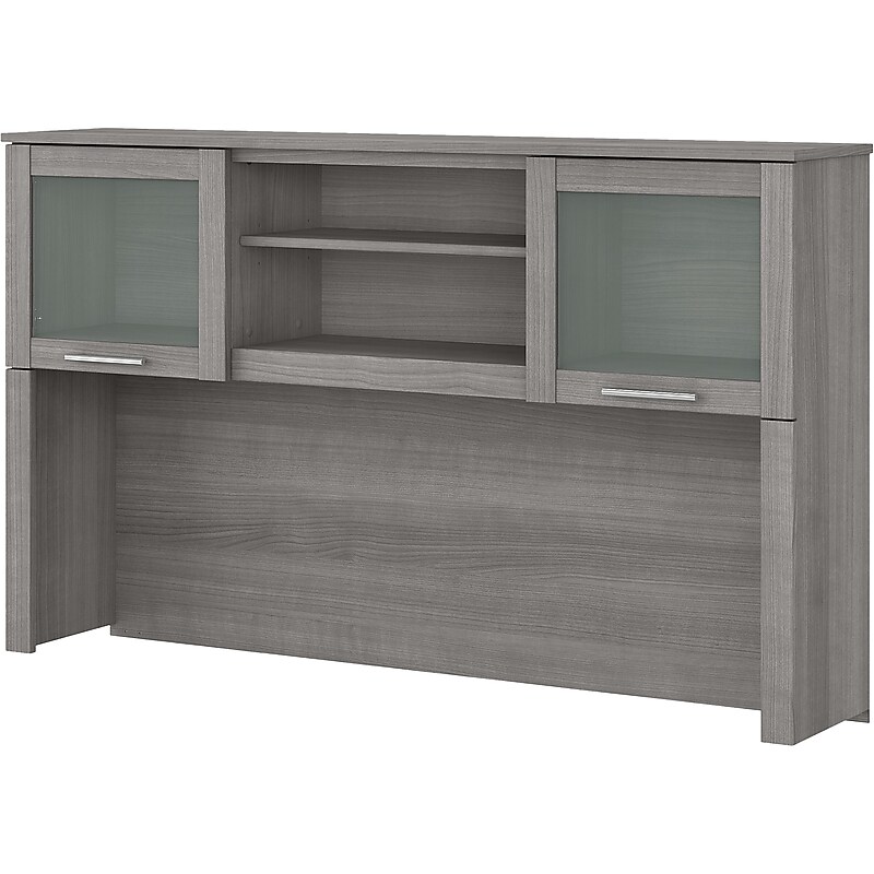Bush Furniture Somerset 60"W Desktop Hutch, Platinum Gray (WC81231) image 1