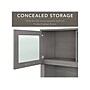 Bush Furniture Somerset 60"W Desktop Hutch, Platinum Gray (WC81231)~#|#~sp101294728_sc7