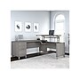 Bush Furniture Somerset 72"W 3 Position Sit to Stand L Shaped Desk, Platinum Gray (SET014PG)~#|#~sp101294831_sc7